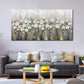 Oil Painting Handmade Hand Painted Wall Art Mintura Modern Abstract Flowers Home Decoration Decor Rolled Canvas