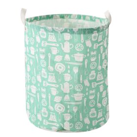 Household Fabric Dirty Basket Folding Toy Clothes Storage Basket Laundry Basket