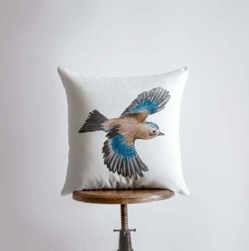 Watercolor Bluebird | Gifts | Brid Prints | Bird Decor | Accent Pillow Covers | Throw Pillow Covers | Pillow | Room Decor | Bedroom Decor