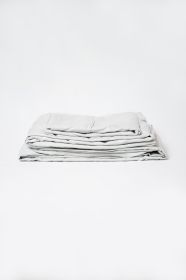 Omne Sleep 4-Piece Pewter Brushed Microfiber Twin XL Hypoallergenic Sheet Set