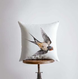 Watercolor Sparrow | Gifts | Brid Prints | Bird Decor | Accent Pillow Covers | Throw Pillow Covers | Pillow | Room Decor | Bedroom Decor