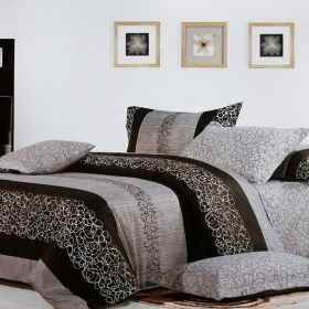 Blancho Bedding - [Charming Garret] Luxury 5PC Comforter Set Combo 300GSM (Queen Size)