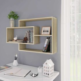 Wall Shelves Sonoma Oak 40.9"x7.9"x23" Engineered Wood