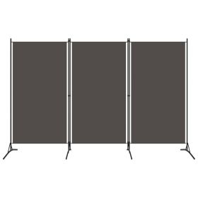 3-Panel Room Divider Anthracite 102.4"x70.9"