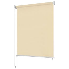 Outdoor Roller Blind 70.9"x90.6" Cream