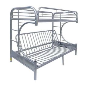 Eclipse Bunk Bed (Twin XL/Queen/Futon) in Silver 02093SI