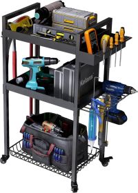 Power tool storage rack, tool rack