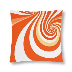 Indoor Or Outdoor Throw Pillow, Retro Multicolor Vintage Print S14